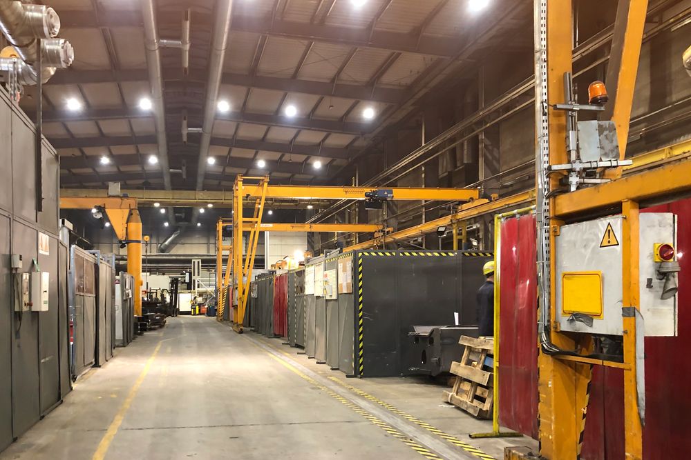 Industrijske platforme i kranske staze